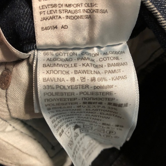 Levi's 511 Slim Fit Stretchy Jeans 36x32 - Picture 5 of 5